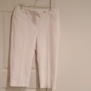 Dress Barn white capris